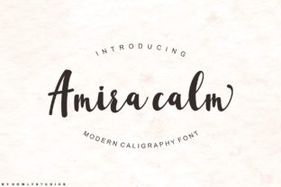 Amira Calm: The Perfect Script Font for Your Brand