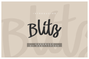Blitz: A Handwritten Font for Standout Web Design