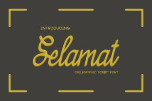 Bring Charm to Your Creations with Selamat Font