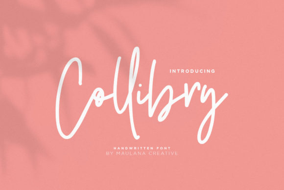 Collibry: A Handmade and Organic Font for Your Brand