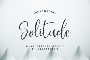 Discover Solitude: A Script Font for Polished Web Design