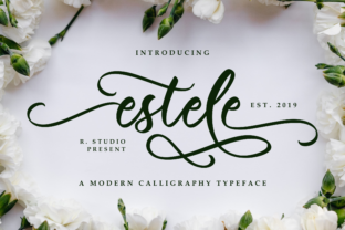 Discovering Estele: A Luxurious Script Font for Branding