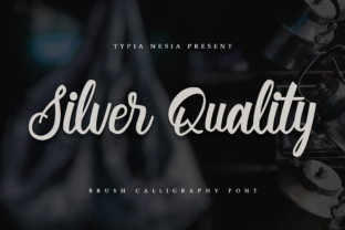 Elevate Your Brand with Silver Quality Font