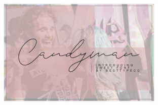 Enhance Your Brand with Candyman: A Bold Script Font