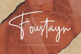 Foustayn: A Versatile Script Font for Elegant Web Design