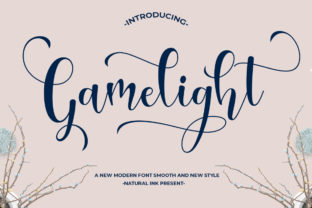 Gamelight: A Bold Script Font for Creative Web Design