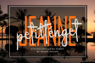 Jeanne Petitténget: A Bold Script Font for Modern Campaigns