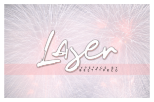 Laser: A Bold Script Font for Edgy Branding