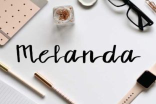 Melanda: A Script Font with Graceful Elegance