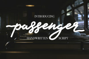 Passenger: A Handwritten Font for Stylish Editorial Design