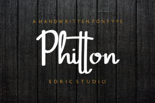 Phitton: A Unique Script Font for Eye-Catching Designs