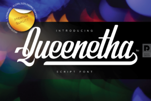 Queenetha: A Script Font with Elegance and Charm