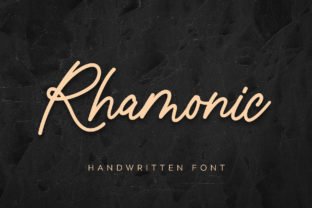 Rhamonic: A Stylish Handwritten Font for Eye-Catching Design