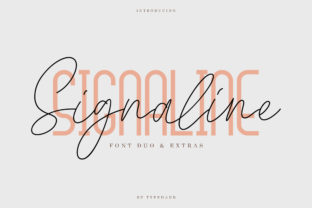 Signaline Duo: A Bold and Fun Font for Standout Designs