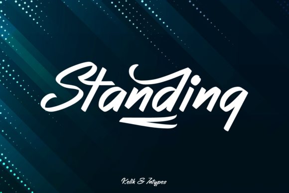 Standing: A Bold Script Font for Modern Campaigns