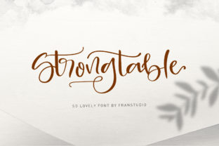 Strong Table: A Unique Font for Professional Branding