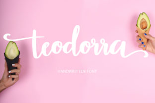 Teodorra: A Handwritten Font for Elegant Branding