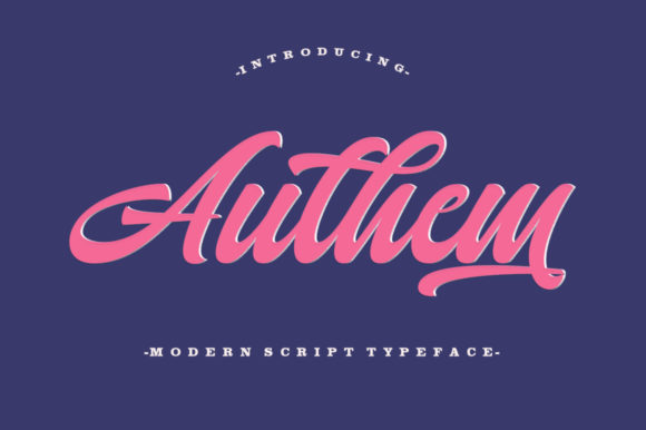Transform Your Brand with Authem: A Bold Script Font