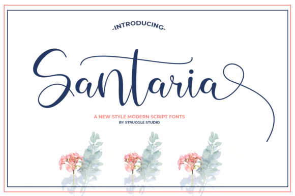 Transform Your Brand with Santaria: A Unique Handwritten Font